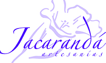 Logotipo Jacarandá Artesanías contorno pequeño