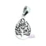 Colgante de plata 925 Arbol de la vida Forma de Gota