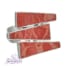 Anillo de Plata 925 coral esponja tres piezas
