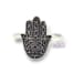 Anillo de Plata Mano de Fatima Ajustable