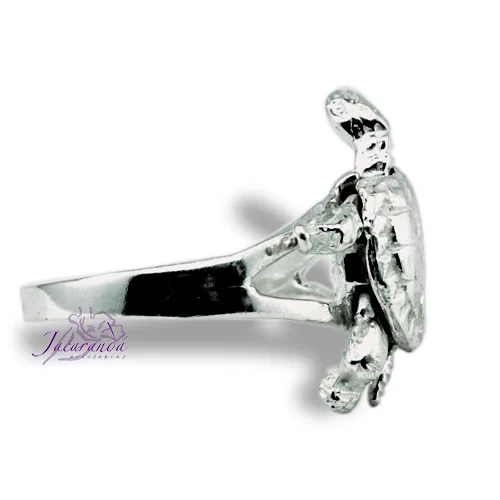 Anillo de Plata Tortuga articulada 19 mm
