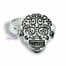 Anillo de Plata 925 Catrina Mexicana Giratoria