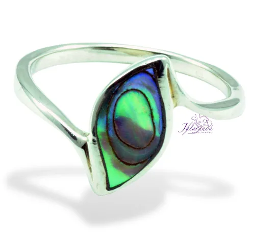 Anillo de plata 925 centro Nacar-Aliotis 18 mm