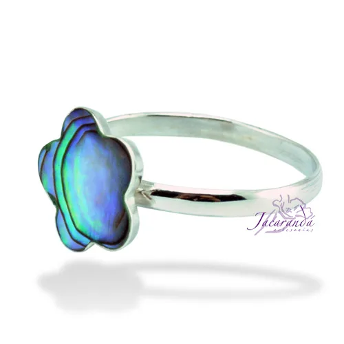 Anillo de plata 925 margarita Nacar Aliotis