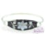 Pulsera enchapada en plata Centro negro Margarita Nacar