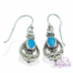 Pendiente de Plata 925 Filigrana con Turquesa
