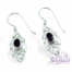 Pendiente de Plata 925 Filigrana con Onix
