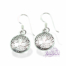 Pendiente de plata 925 Árbol de la vida calado celta 12 mm
