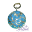 Llamador de ángeles Plata 925 con diseño Arabescos color Turquesa