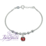 Pulsera de Plata 925 con esmalte de colores diseño Mariquita
