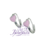 Aros de Plata 925 con esmalte de color diseño Corazón 12 mm
