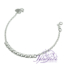 Pulsera cadena de plata 925 8 estrellitas